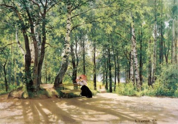 150の主題の芸術作品 Painting - 夏の別荘で 1894 年の古典的な風景 イワン・イワノビッチの木々